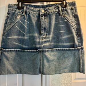 Denim Blue Women's Skirt